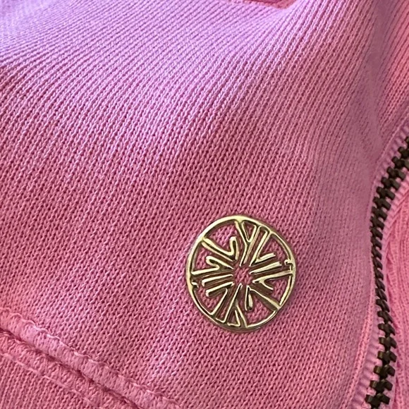 Lilly Pulitzer Lilac Rose BEACH COMBER PULLOVER Crewneck Size M - Picture 6 of 6